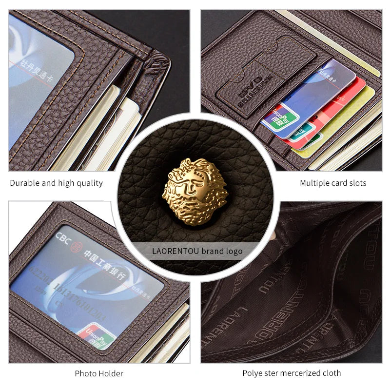 🔥 Men’s Genuine Leather Wallet – The Perfect Gift of Style, Simplicity & Strength 🔥