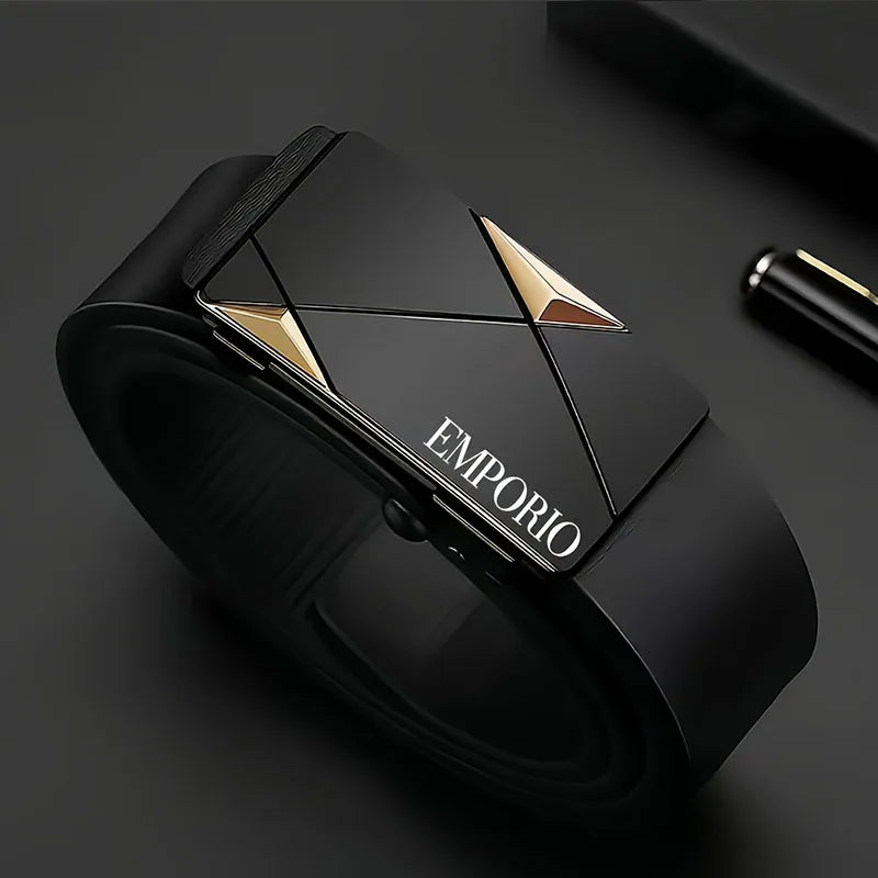 👔 Men’s PU Leather Belt – Style That Works Everywhere