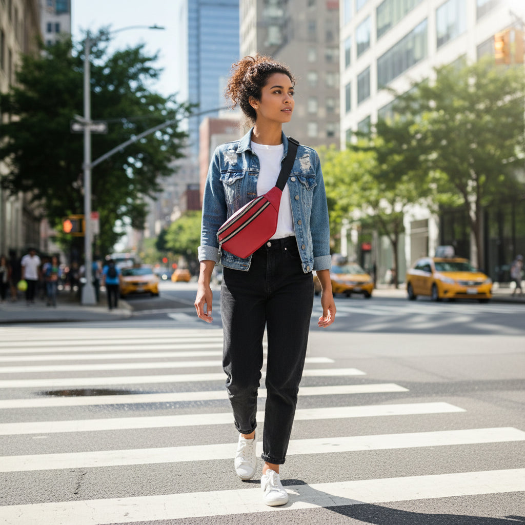 💪 Women’s Waterproof Sports Waist & Crossbody Bag