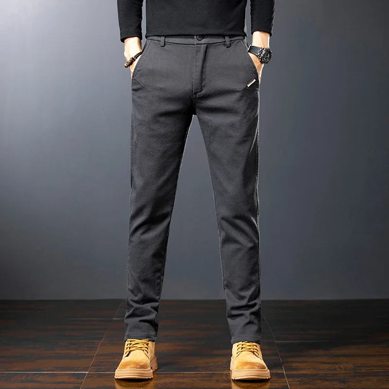👖 Spring Men's Slim Casual Pants – Smart Comfort, Timeless Style