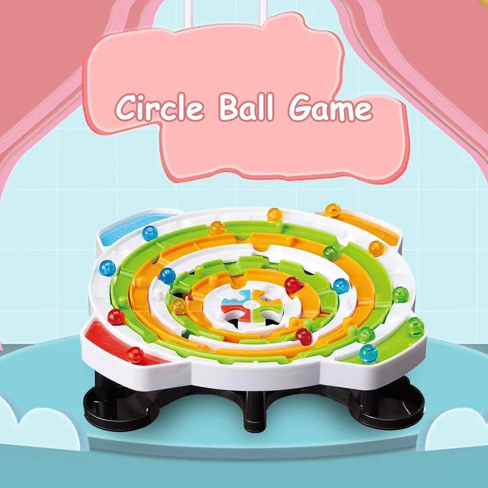 Round Ball Games Parent-child Interactive Puzzle, Line Strategy Board Logical Thinking Training Toy, Children's Birthday Gift