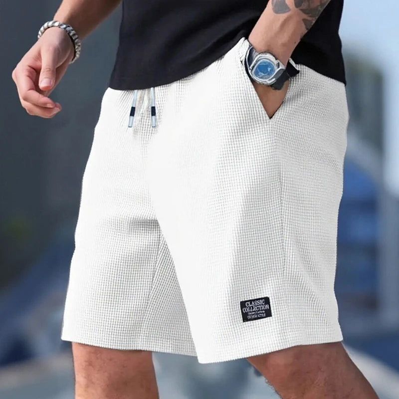 🩳 Men’s Textured Casual Sports Shorts – Comfort, Style & Breathability in Every Move