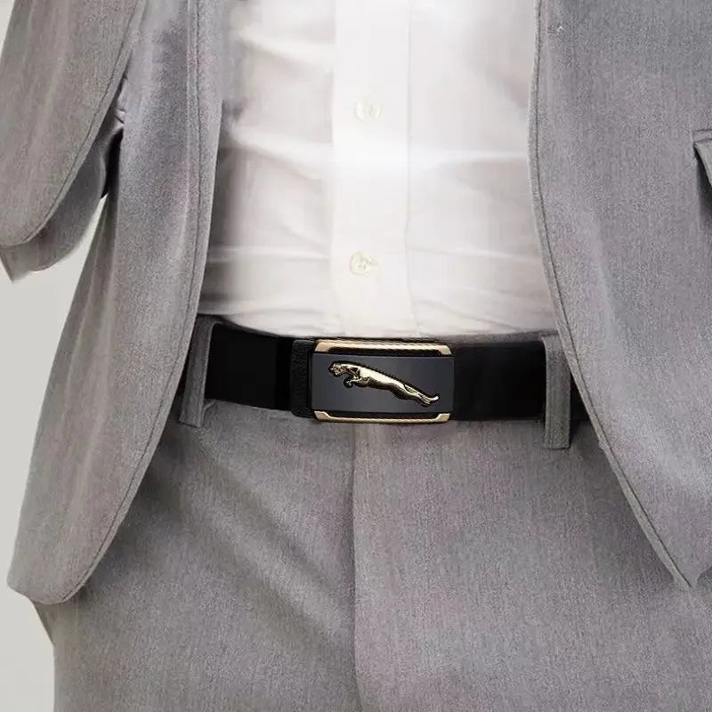 👔 Classic Men’s Automatic Buckle Belt – Timeless Style Meets Modern Functionality