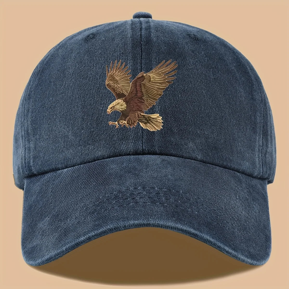 🧢 Eagle Printed Adjustable Baseball Cap – Style Meets Comfort for Every Adventure!