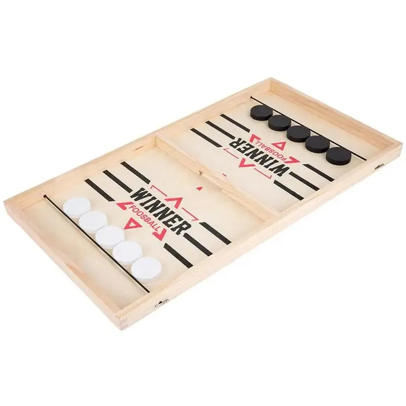 Table Hockey Paced Sling Puck Board Game Fast Sling Puck Winner Party Game Adult Child Family Game Desktop Battle Board Game