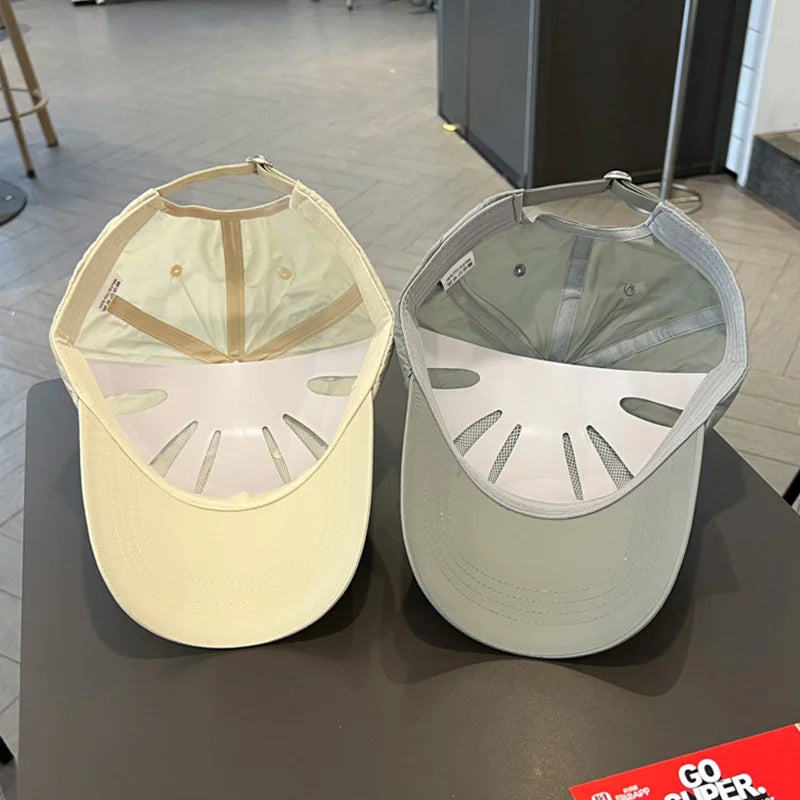 🧢☀️ Quick-Dry Embroidered Sports Cap – Ultimate Outdoor Comfort & Sun Protection