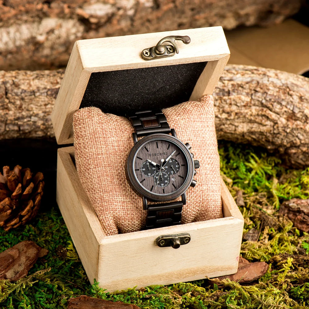 ⌚ Wood Men’s Watch – Luxury, Style & Natural Elegance