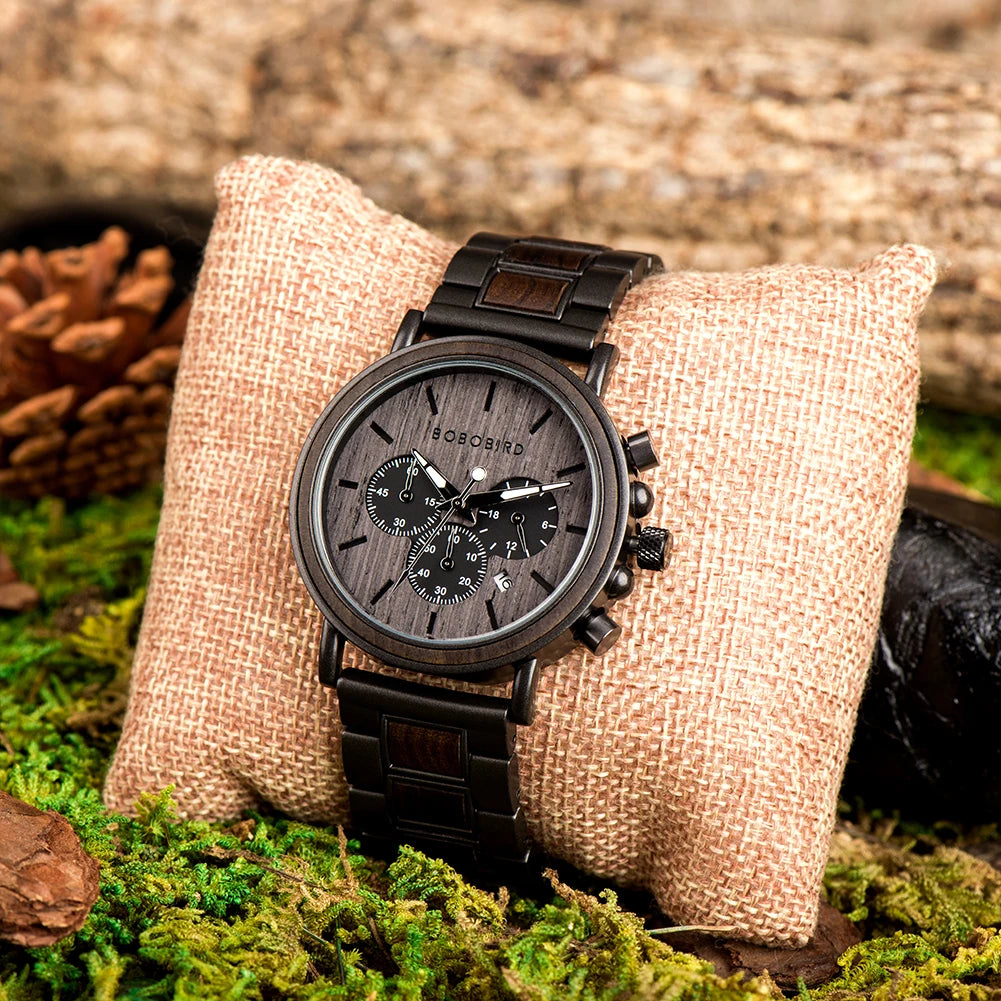 ⌚ Wood Men’s Watch – Luxury, Style & Natural Elegance