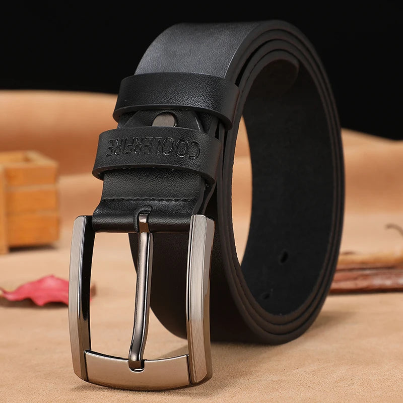 🔥 Premium Genuine Leather Men’s Belt – Luxury Style Meets Rugged Strength 🔥