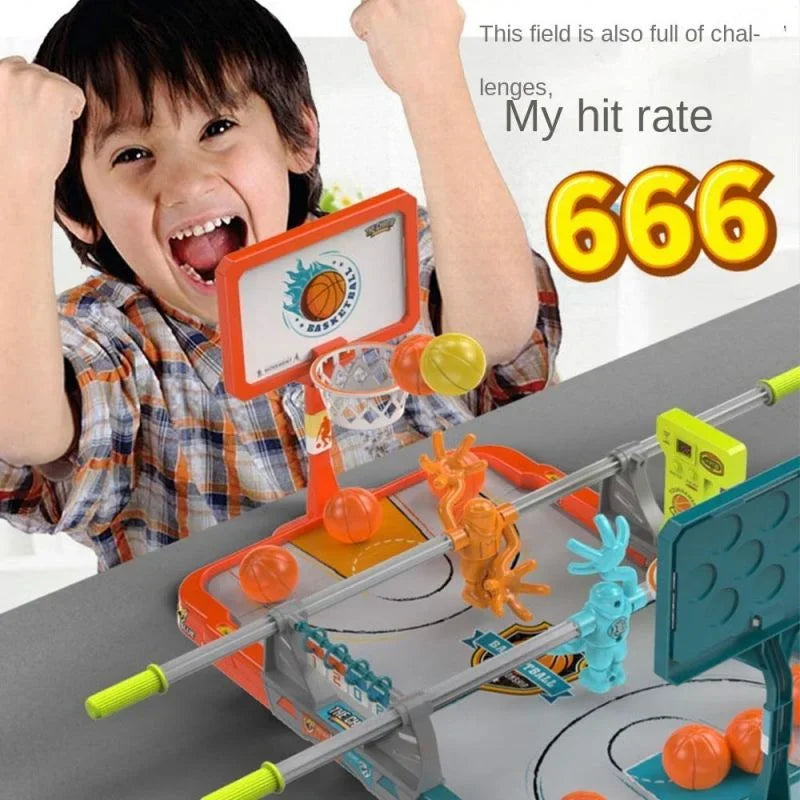 2025 Latest Children's Desktop Game-Fingertip Basketball Basketball Shooting Board Catapult Fingertip Basketball Table Games