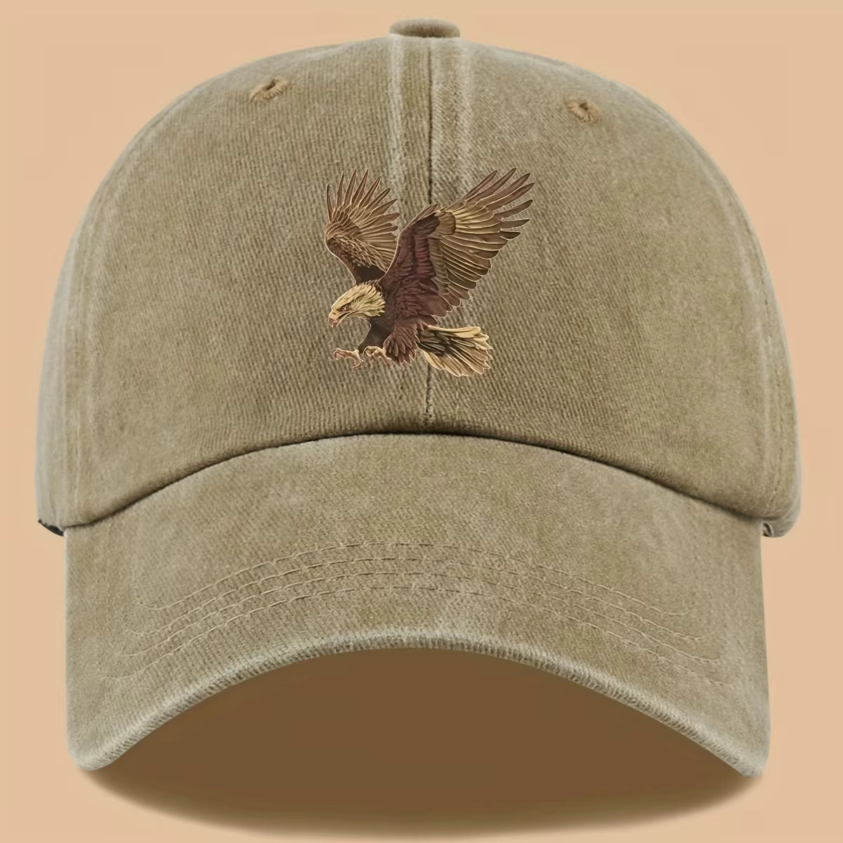 🧢 Eagle Printed Adjustable Baseball Cap – Style Meets Comfort for Every Adventure!