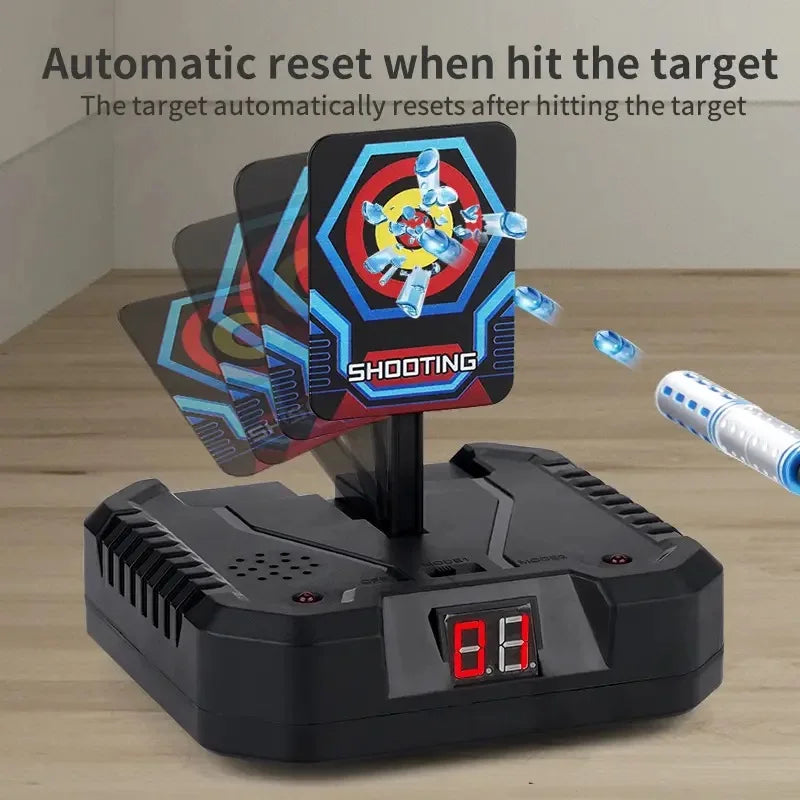 Auto-Reset Electric Target For Guns Desktop games Shooting competition party game scoring Practice Target for kids adult gifts