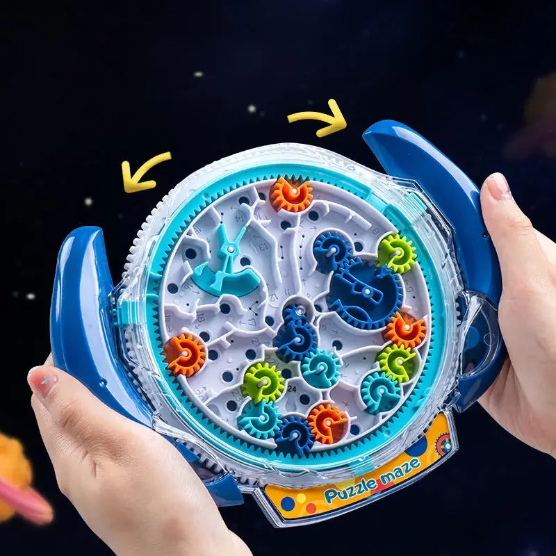 🌀🧠 3D Creative Puzzle Maze – Magic Transparent Speed Cube for Kids!