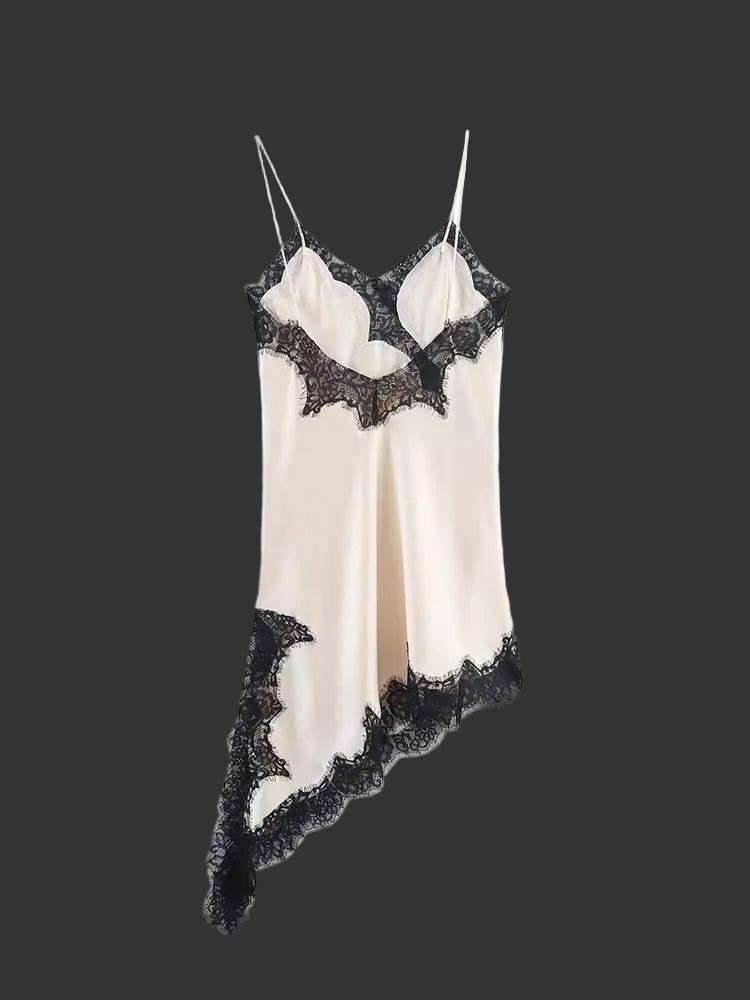 💃 Women’s Elegant Lace V-Neck Halter Dress – 2025 Summer Fashion Sensation