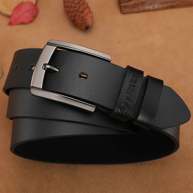 🔥 Premium Genuine Leather Men’s Belt – Luxury Style Meets Rugged Strength 🔥