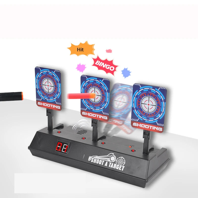 Auto-Reset Electric Target For Guns Desktop games Shooting competition party game scoring Practice Target for kids adult gifts