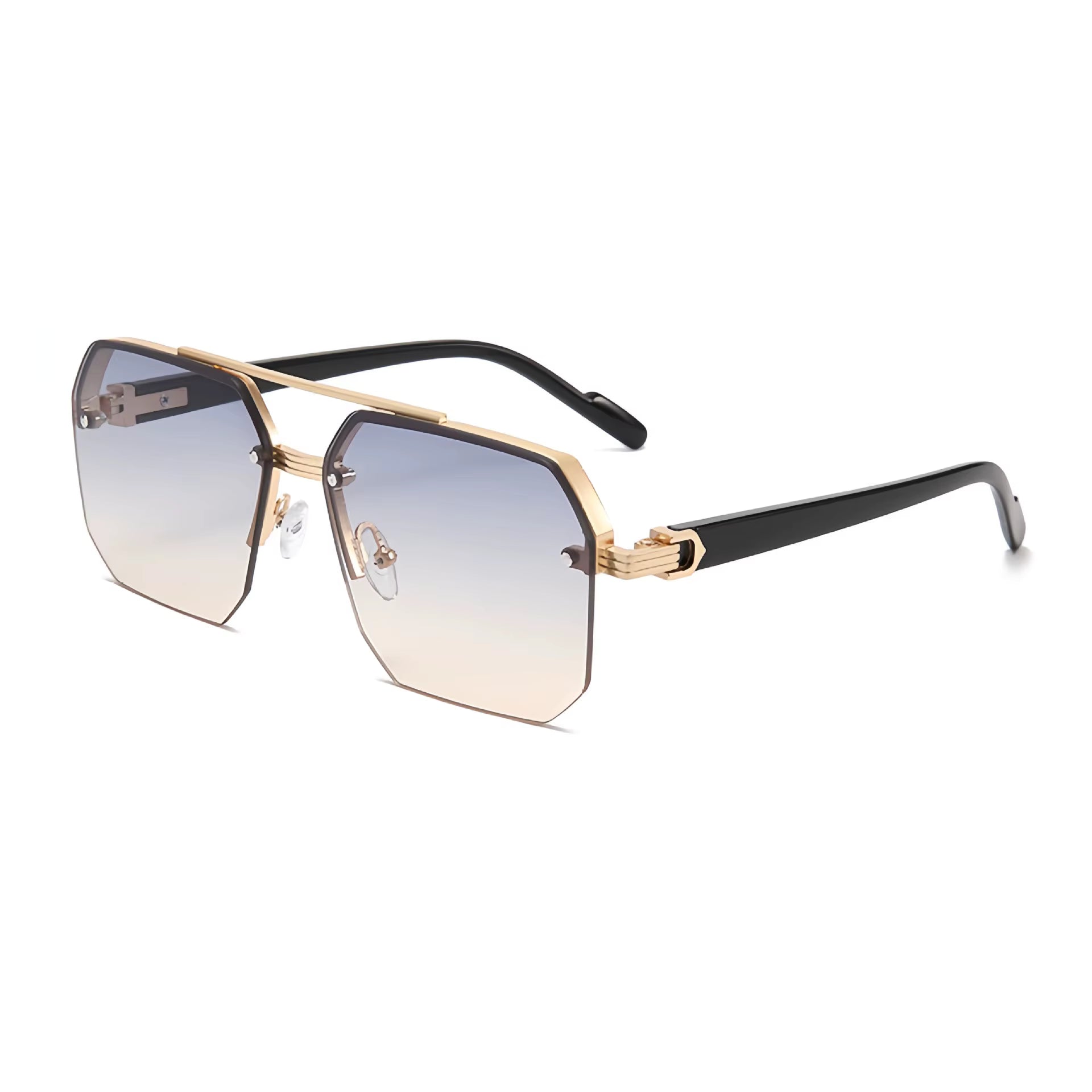 🕶️ Polygon Rectangle Sunglasses – Bold Fashion for Him & Her