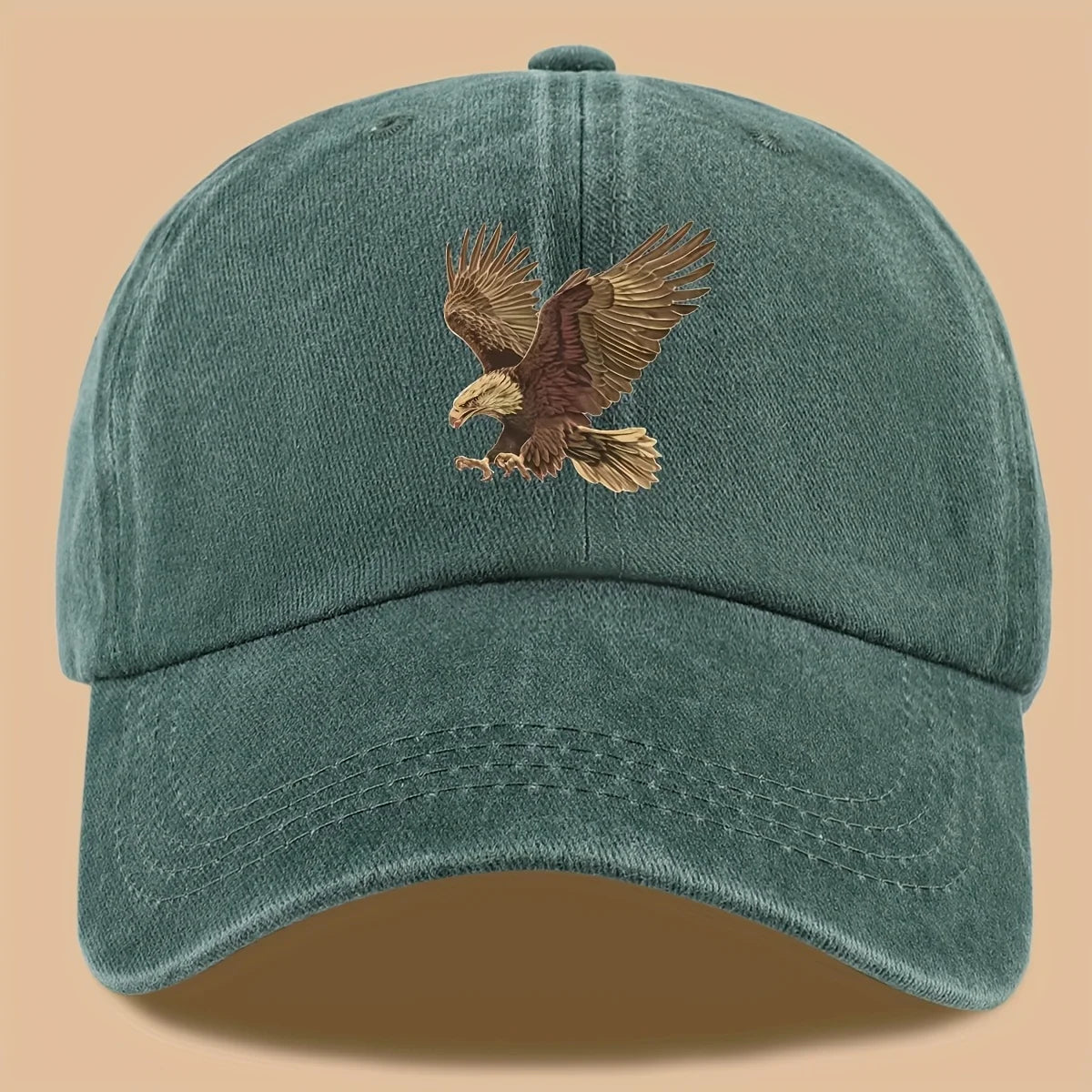 🧢 Eagle Printed Adjustable Baseball Cap – Style Meets Comfort for Every Adventure!