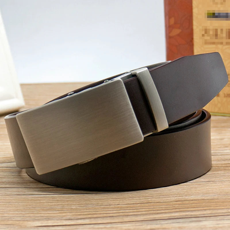 🏆 High-Quality Genuine Leather Belt for Men – Adjustable & Stylish