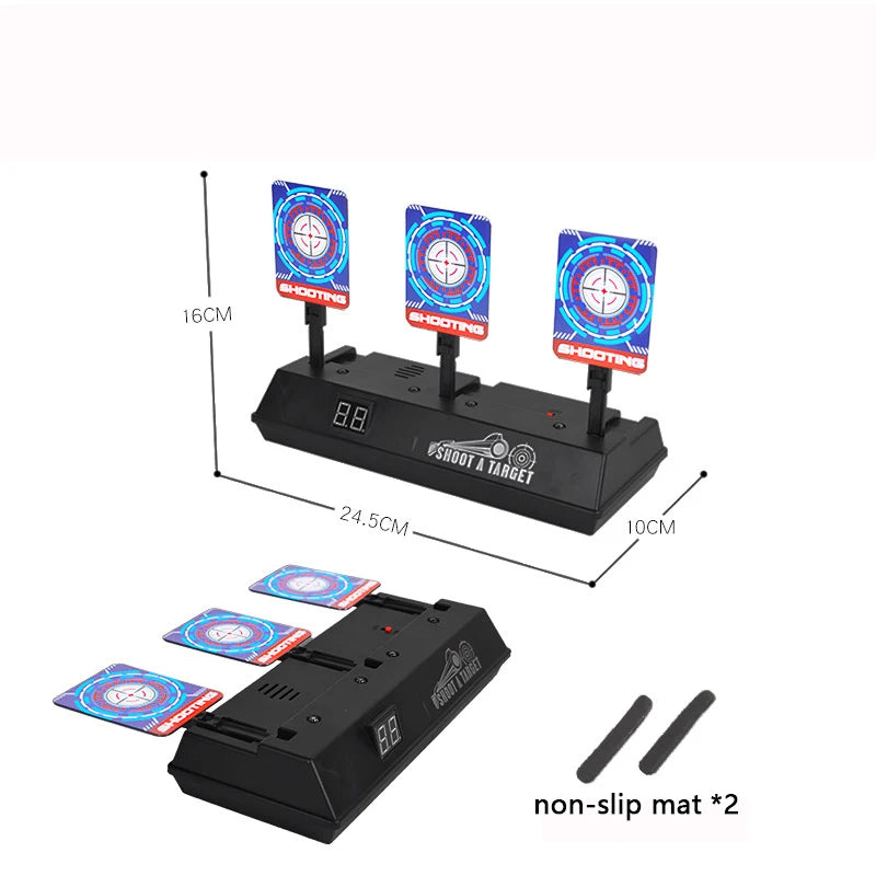 Auto-Reset Electric Target For Guns Desktop games Shooting competition party game scoring Practice Target for kids adult gifts