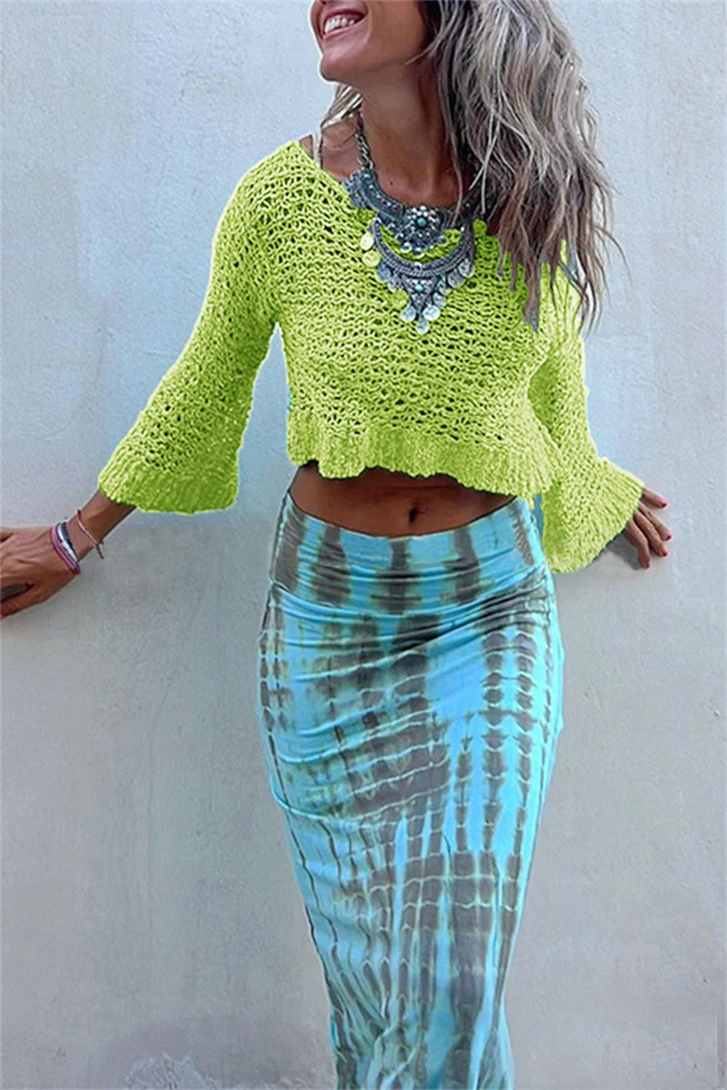 🌻 Bohemian Vintage Crochet Sweater – Where Effortless Chic Meets Cozy Elegance