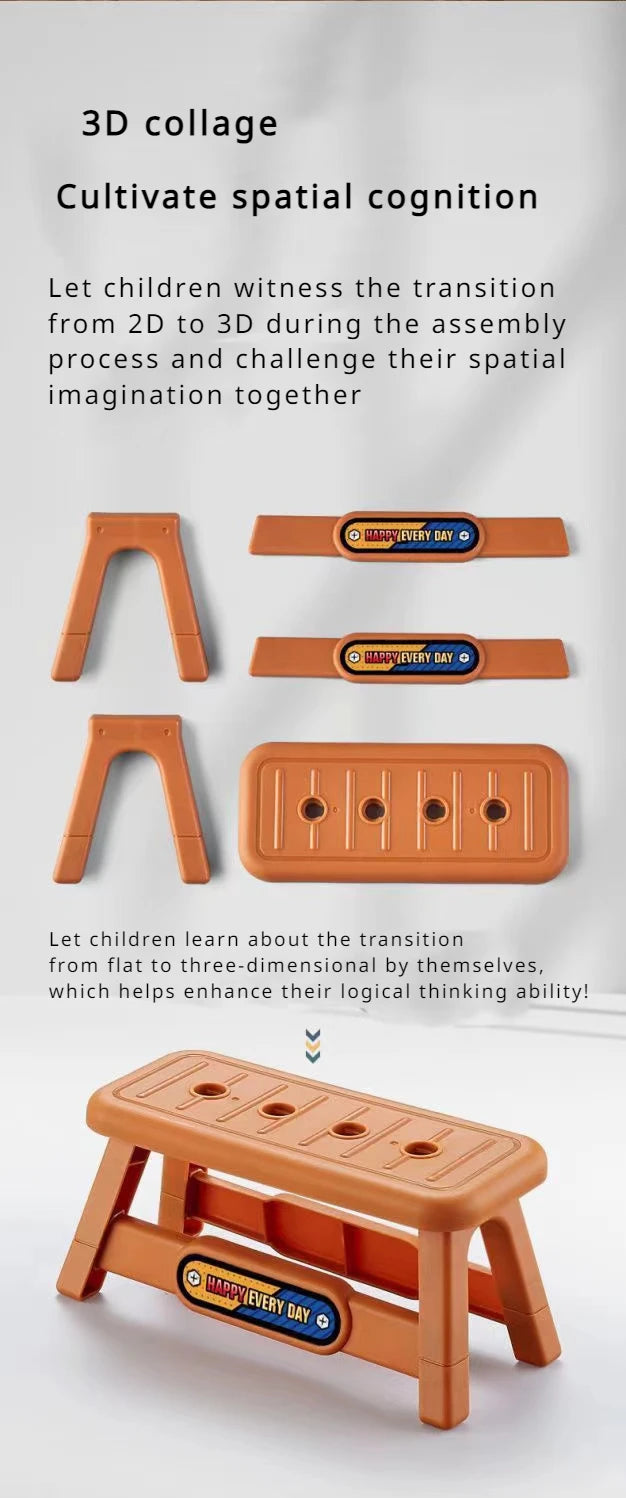Kids Repair Toolbox Set with Simulation Electric Screwdriver And Drill Pretend Play Engineering Assembly Toy Educational gift