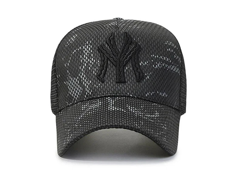 New Summer Hat Men's Letter Embroidery Versatile Couple Sunscreen Sunshade Baseball Cap Sports Tennis Hat Travel Cap Men