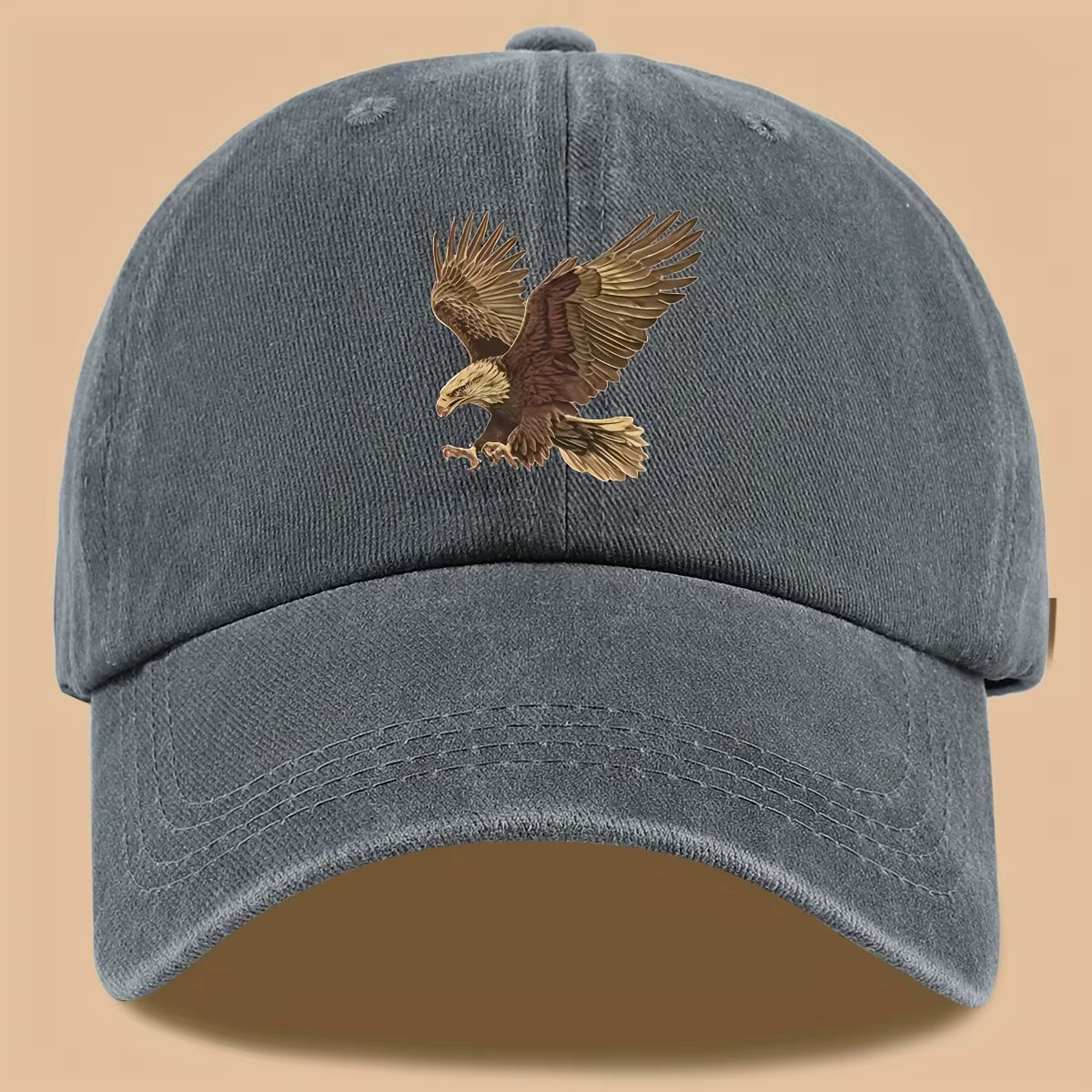 🧢 Eagle Printed Adjustable Baseball Cap – Style Meets Comfort for Every Adventure!