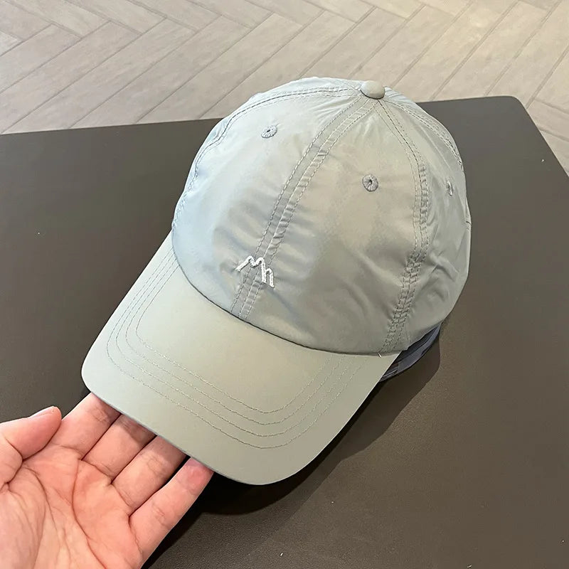 🧢☀️ Quick-Dry Embroidered Sports Cap – Ultimate Outdoor Comfort & Sun Protection