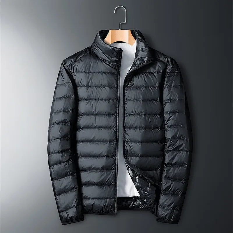 🧥 Men’s Super Light Down Jacket — Ultimate Warmth Meets Modern Style