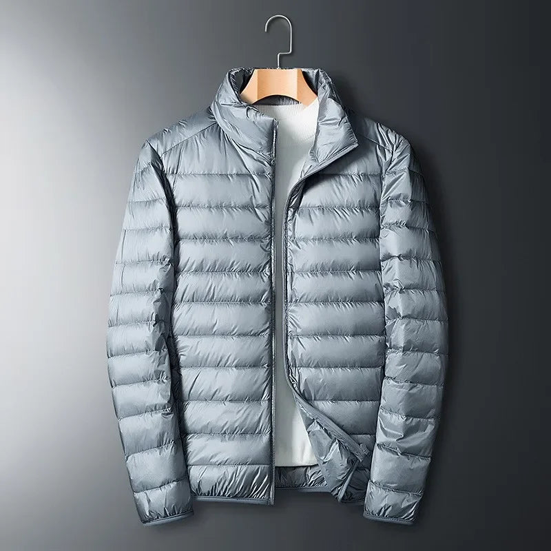 🧥 Men’s Super Light Down Jacket — Ultimate Warmth Meets Modern Style