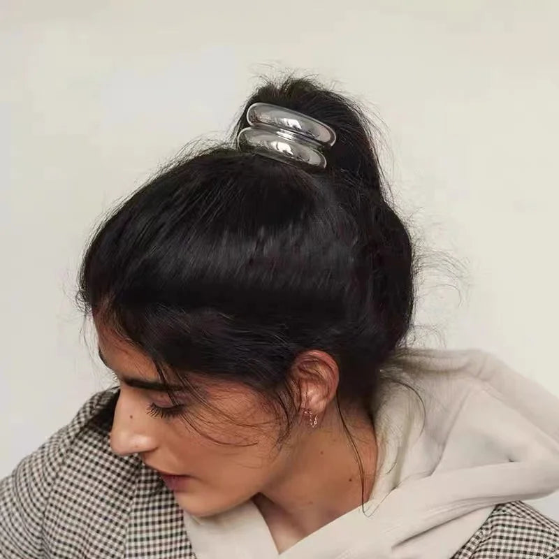 Retro Golden Metal Hair Rope