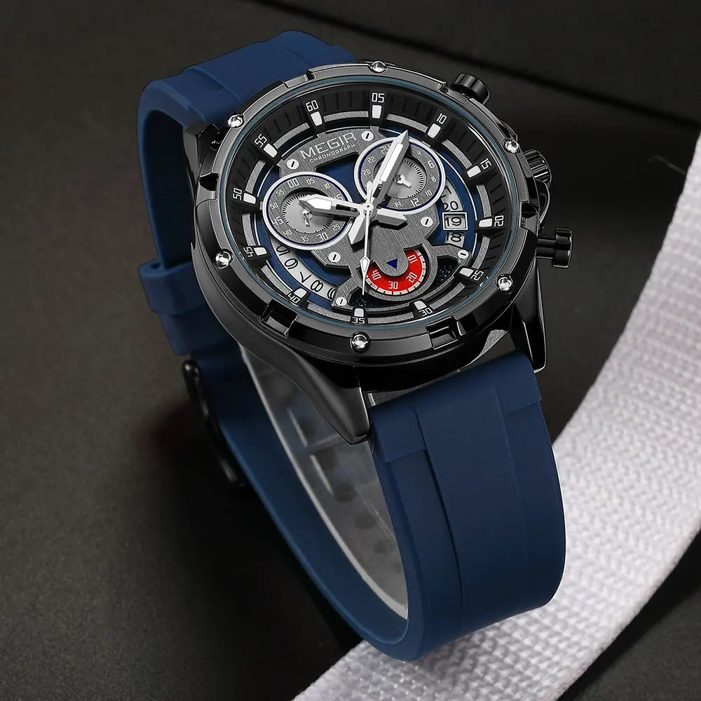 ⌚ MEGIR New Sport Chronograph Watch for Men