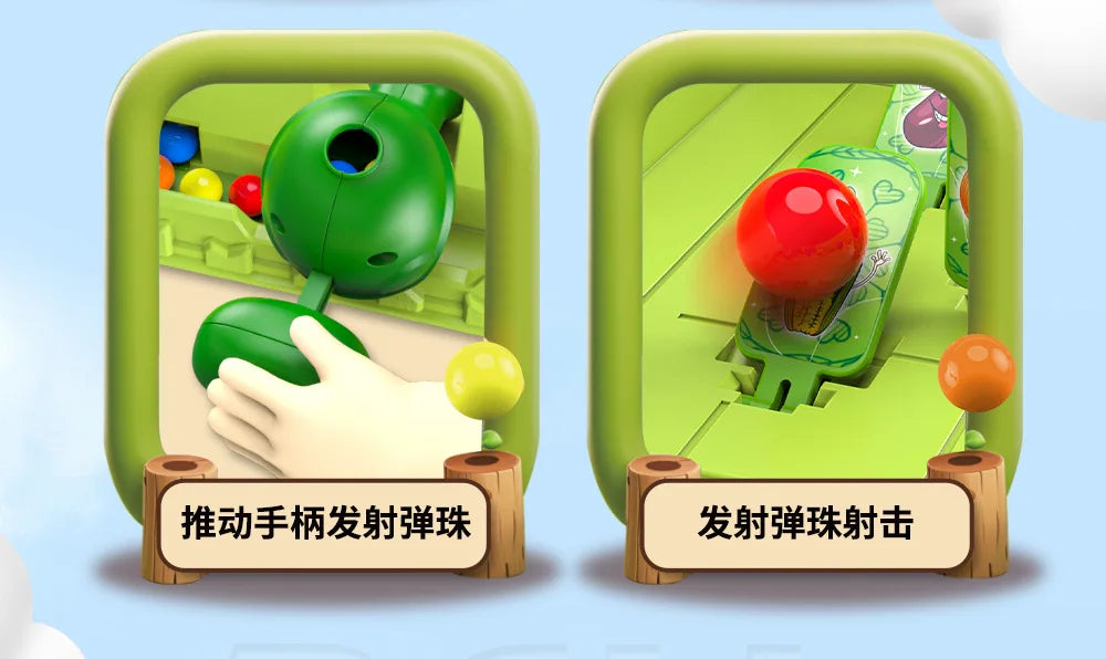 Battle catapult desktop toy parent-child interaction two person pinball machine shooting table thinking game children's puzzle