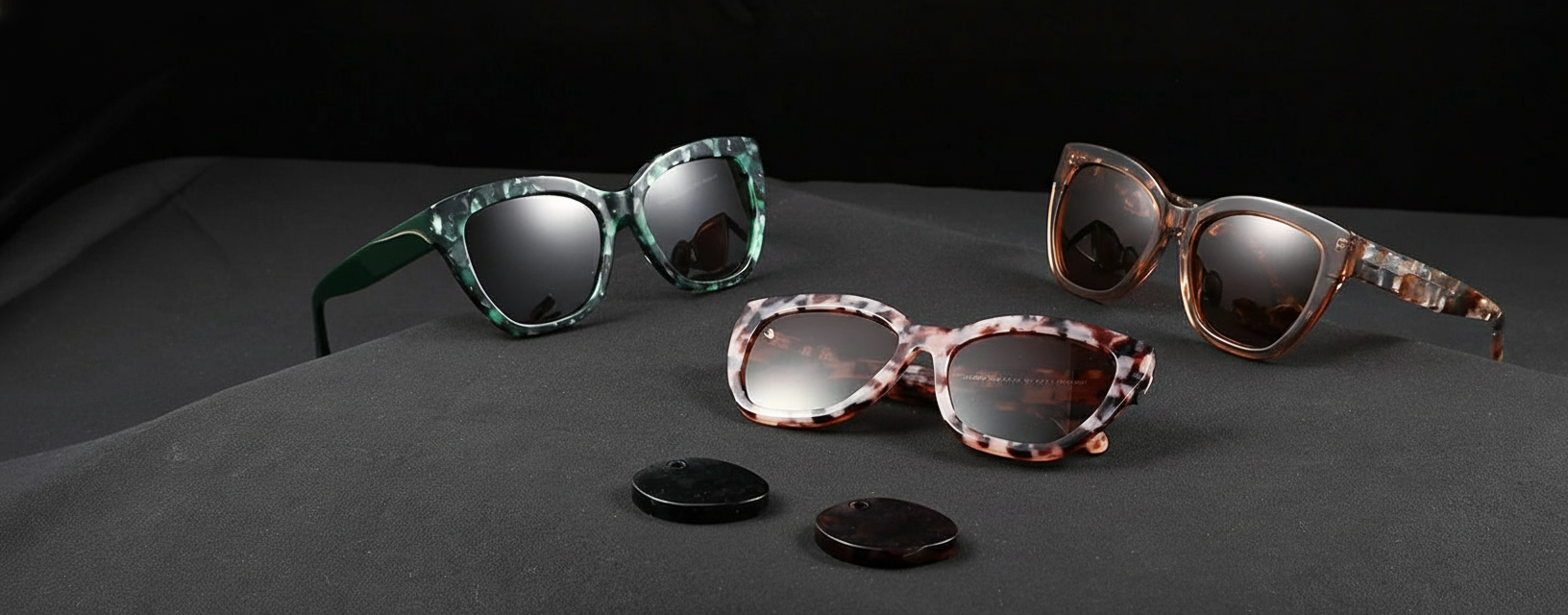 Fashion Printed Square Polarized Sunglasses