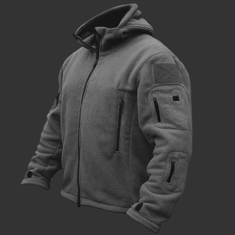 🧥 Men’s Tactical Fleece Jacket – Built for Adventure. Designed for Comfort.