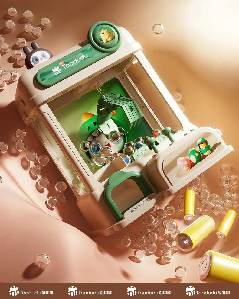 Doll Machine Kids Coin Operated Play Game Mini Claw Catch Toy Crane Machines Music Doll Children Xmas Gifts Toys Claw Machine