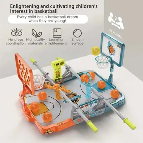 2025 Latest Children's Desktop Game-Fingertip Basketball Basketball Shooting Board Catapult Fingertip Basketball Table Games