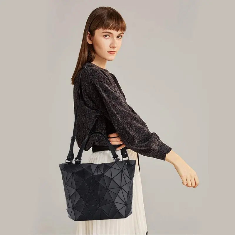 ✨ Luxury Geometric Tote Bucket Bag – Designer Fashion Crossbody for Women
