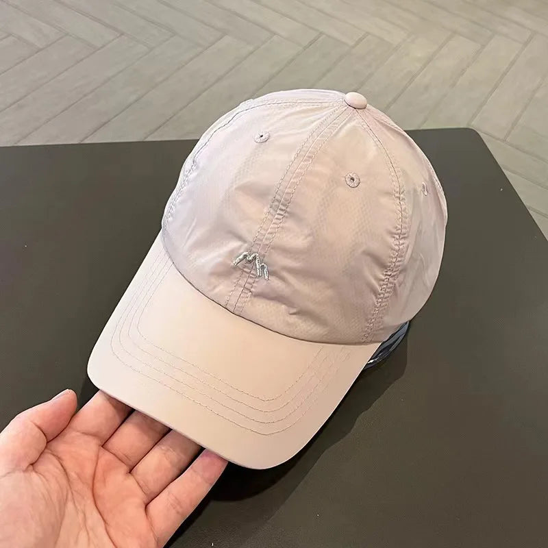 🧢☀️ Quick-Dry Embroidered Sports Cap – Ultimate Outdoor Comfort & Sun Protection