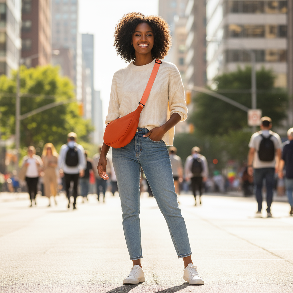 🎒 Women's Round Nylon Crossbody Bag – Lightweight, Stylish & Perfect for Everyday Use