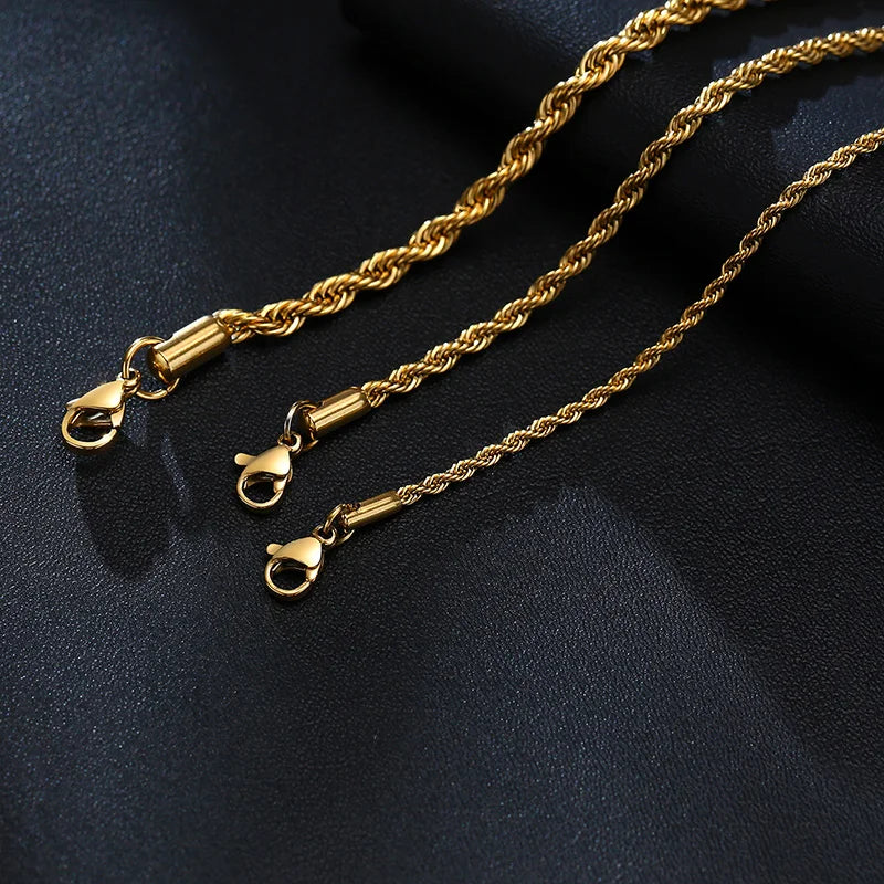 💎 Unisex Rope Chain Bracelet – Timeless Style for Men & Women