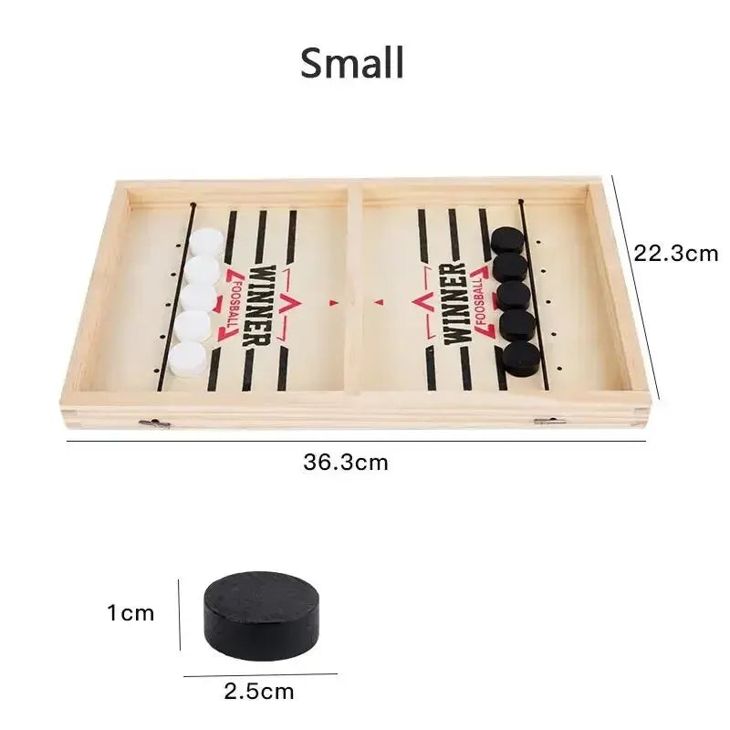Table Hockey Paced Sling Puck Board Game Fast Sling Puck Winner Party Game Adult Child Family Game Desktop Battle Board Game