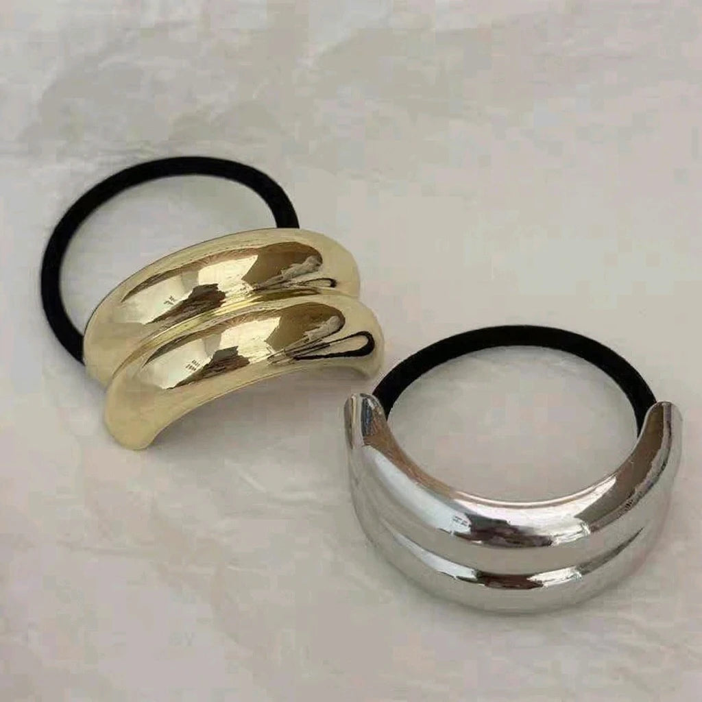 Retro Golden Metal Hair Rope