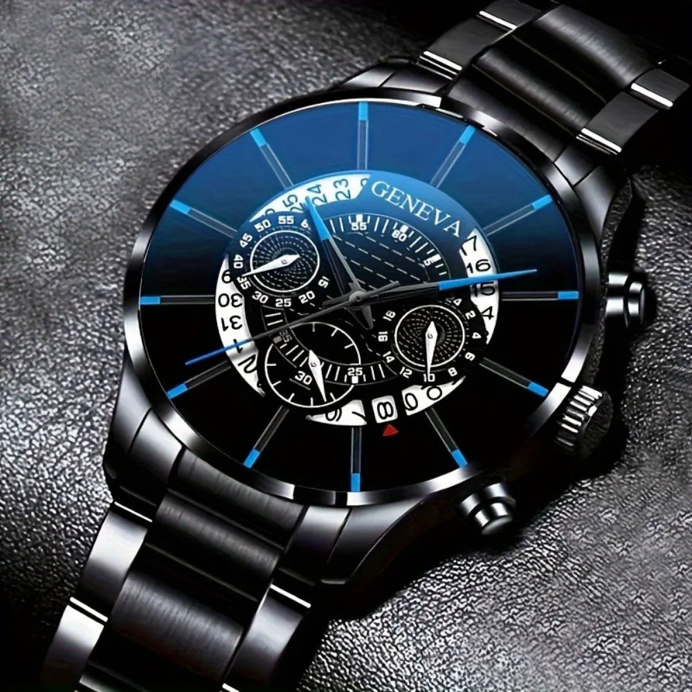 ⌚💼 3-Piece Men’s Watch Gift Set – Style, Class & Confidence in One Box