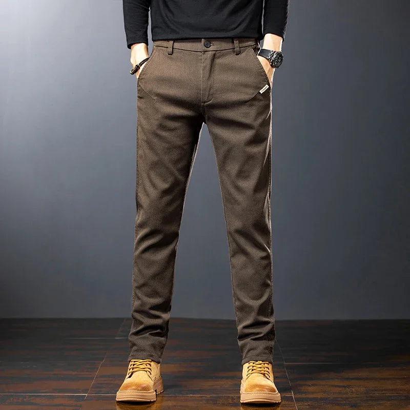 👖 Spring Men's Slim Casual Pants – Smart Comfort, Timeless Style