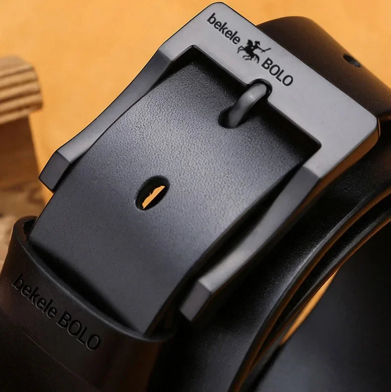 💼 Luxury Designer Men’s Genuine Leather Belt – Style That Defines Success