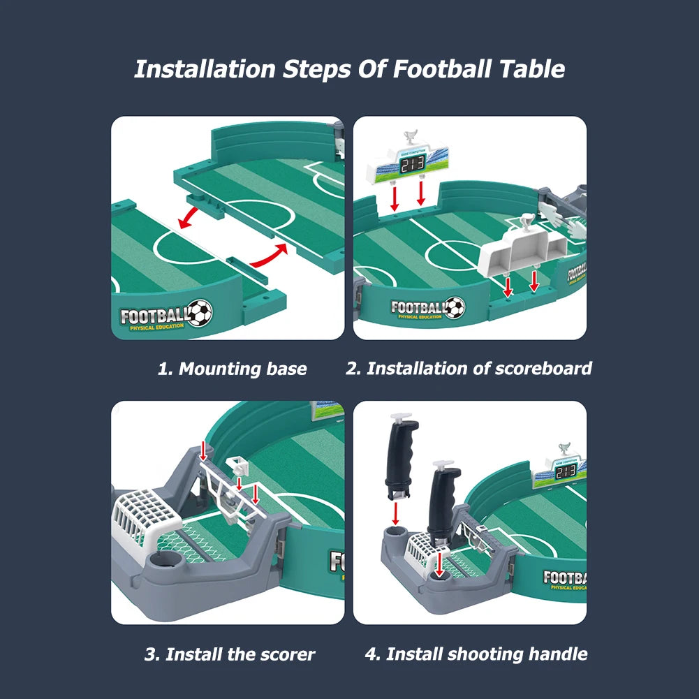 Soccer Table Football Board Game For Family Party Game Tabletop Play Ball Soccer Toys Portable Sport Outdoor Toy Gift For Kids
